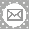 grey white polka dot email social media icon